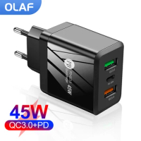 Olaf PD 25W USB Type C Charger Fast Charge For iPhone 13 12 Pro Max Quick Charge 3.0 QC3.0 Fast Charger For Samsung Xiaomi Redmi