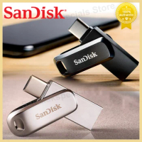 SanDisk Ultra Dual Drive USB Type-C Flash Drive SDDDC4 USB3.1 Pendrive 1TB 512G 256G 128G 64G 32G Metal OTG Android Tablet Phone