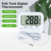 Refrigerator Fish Tank Thermometer Electronic Digital Thermometer Max-Min Thermometer With 1.5m Probe Sensor Cable