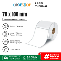 LABEL STIKER BARCODE RESI JNE SICEPAT 78X100 1 LINE