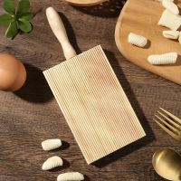 Buatan sendiri Dapur Kayu Spaghetti Doh Lembaga Gnocchi Paddles mentega Pelayan pasta Alat pembuat