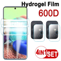 4in 1 Hydrogel Screen Protector For Samsung Galaxy A72 A73 A71 4G 5G UW Gel Protection Film Camera Lens A 71 72 For SamsungA73