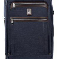 Travelpro Platinum Elite Softside Expandable Carry on Luggage, 8 Wheel Spinner Suitcase, Carry On 21-Inch