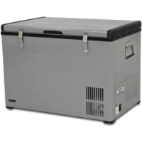 FM-65G 65 Quart Portable Refrigerator and Deep, AC 110V/ DC 12V, Real Chest Freezer for Car, Home, Camping,