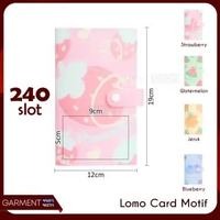 Album Foto Kpop Polaroid Waterproof 120 240 Slot Buku Album Koleksi Penyimpanan Photocard Motif Buah