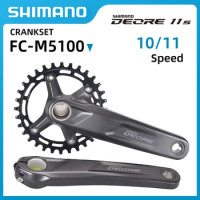 SHIMANO DEORE FC-M5100 Crankset 1x11 Speed 170/175mm BB MT501/MT500/BB52 for Saint MTB Crankset 32/34/36T MTB 1x11 Speed