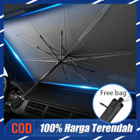 Payung Mobil Sunshield Dapat Dilipat  Penutup Kaca Mobil Depan Penahan Panas Model Payung Cover Mobi