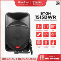 SPEAKER PORTABLE 15" BARETONE 1515BWR