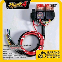 Relayset 2 Lampu tembak / D2 laser / lampu 1 mata dst | Moerk4