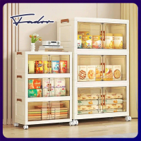 Fador Organizer 38-80cm Plastic Folding Storage Cabinet Organizer Foldable Gap Storage Cabinet Box