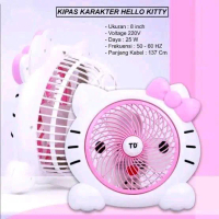 kipas doraemon duduk kipas Sanex Biru pink