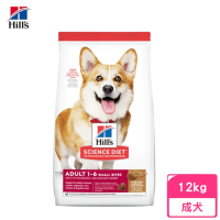 【Hills 希爾思】成犬 小顆粒-羊肉與糙米特調食譜 12kg （604469）(狗飼料、犬糧)