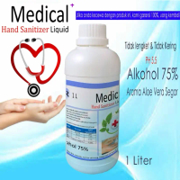 Hand sanitizer 1 Liter cair dan gel antiseptik alkohol 70% OBQ217