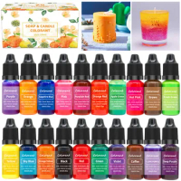 24 Colors Candle Making Dye Pigments Supplies Vibrant Concentrated