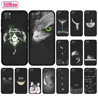 EiiMoo Silicone Phone Case For Huawei Honor 9S Fashion Cute Cartoon Pattern For Huawei Y5P DRA-LX9 Matte TPU Thin Black Cover