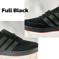 Sepatu Pria Full Hitam Full Jahit