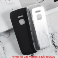 For Nokia 225 4G 2.4" Nokia225 TA-1321, TA-1296, TA-1279, TA-1276 Soft Silicone TPU Back Case Cover Protector Shell Bumper Case