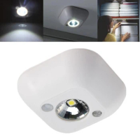 Mini PIR Motion Sensor Light LED Night Light Smart Human Body Induction Nightlight Battery Closet Cabinet Toilet Lamps Light
