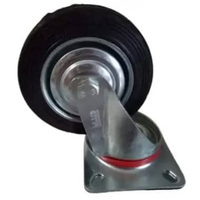 Roda Karet Hidup 4 Inch Roda Troli Hidup