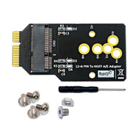 WIFI6 Module to 12+6 Pin Adapter Board Convert M.2 Key A/E Module to 12+6Pin Adapter Board Supports AX200/201/210