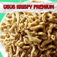 KEM3 BAR Usus Krispy Original 100 Gram Makanan Lezat Bergizi Bersih Halal Cemilan Favorit Pedas Mani