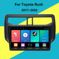 Radio Mobil 2 DIN Untuk Toyota Rush 2017-2020 Sistem Multimedia GPS AutoRadio Head Unit Android 8.1 9 "SWC WIFI FM