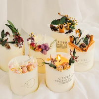 2023 Handmade Luxury Soy Wax Candle Packing Boxes Birthday Christmas Valentines Day Candles Jar Gifts Set Luxury Scented Candles