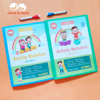 Worksheet Wipe and Clean A4 / Preschool Worksheet / Aktivitas PAUD / Busy Book / Mainan Edukasi / Ak