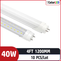 10pcs/lot 4ft 120cm 40w AC85-265V Led Fluorescent lamp T8 v-shape led tube For Home Store Factory Indoor Kitchen Cabinet Light