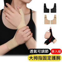 【AOAO】輕薄透氣拇指套護腕 運動加固護腕 護腕套 護手腕(媽媽手 腱鞘 滑鼠運動)