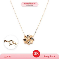 KALUNG EMAS 8K MODEL GOLD HITAM UBS EMAS ASLI 100% WAHYU REDJO (PMR)