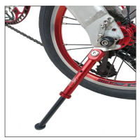 14 16 Inch Folding Bike Adjustable Side Stand For Dahon P8 18 20 Inch 412 Bike Kickstand For Fnhon Ultralight Aluminum Alloy 98g