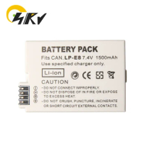 7.4V 1500mAh LP-E8 Li-ion Full Decoding Replacement Battery For Canon EOS550D EOS600D EOS650D EOS700D