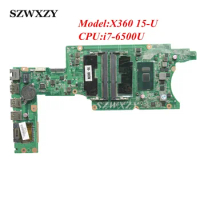 Refurbished 830193-601 For HP X360 15-U Laptop Motherboard DAY62PMB8E0 With i7-6500U 2.50GHz Full Tested