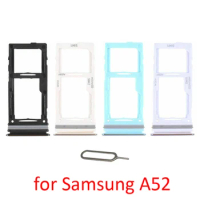 Sim Card Tray Holder For Samsung A52 4G 5G A525F A525M A525 A526B A526 Original New Phone SIM SD Chip Slot Adapter Drawer Part