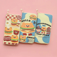 Dompet Zip Berkapasiti Besar, Gaya Panjang, Sesuai untuk Lelaki dan Perempuan, Slot Tunai Besar, Rek