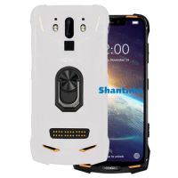 Luxury Shockproof Ring Holder For Doogee S90 Case Soft Silicone TPU Protective Holder Cover For Doogee S90 Super Doogee S90 Pro