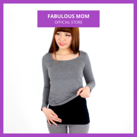 Fabulous Mom Tummy Tube Normal Shirt To Breastfeeding Friendly Top Cotton & Stretchable