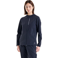 【UNDER ARMOUR】UA官方直營 女 OutRun the STORM 防風外套_1377043-002(黑色)