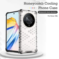 Shockproof Case for Honor X9b Honeycomb Transparent Soft Phone Cover for Honor X8 x8a X9a X7a X6a x7b Honar x 9B 9A Honorx9b 5G