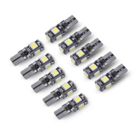 10X High quality T10 CANBUS 5SMD 5050 194 W5W 501 5050 5SMD LED White Car Side Tail Light Bulb t10 led canbus w5w led canbus