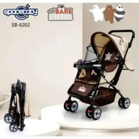 LB - Stroller Space Baby Stroller Bayi Lipat Kereta Dorong Bayi SB 204/214/215/6055/6202/6212/8050/6