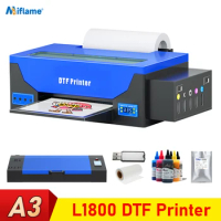 A3 L1800 DTF Printer DTF Transfer Printer T shirt Printing Machine with Roll Feeder Directly to Film DTF Printer For Clothes