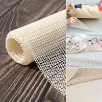 Anti Slip Mat For Sofa Cushion Bed Sheet Hollow Mesh Net Cloth PVC Foam Fabric Floor Carpet Mats Home Textiles Accessories