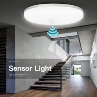 Motion Sensor Light Led Ceiling Lights 15/20/30/40W for Living Room Corridor Staircase Balcony Porch Ceil Luminaire Ceiling lamp