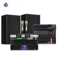 16 channel audio mixer 6 music mode USB mixing console amplifier computer playback phantom power effect speaker KTV set