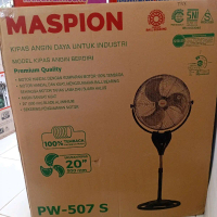 Maspion Kipas Angin Berdiri PW-507 S Premium Quality 100% Tembaga Motor Handal dengan Ball Bearing 2