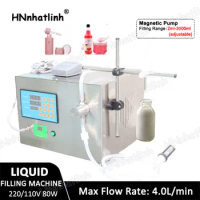 Bottle Filling Machine Magnetic Pump Mineral Water Essential Oil Fluid Quantitative Filler Packing Production