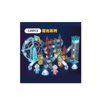 【DIGE】太空競速磁力片129pcs(STEAM/創作/腦力發展/聲光)