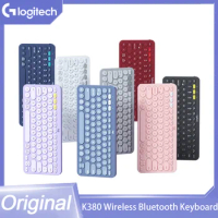 Original Logitech K380 Multi-Device Bluetooth Wireless Keyboard Multi-Color Windows Macos Android IOS Chrome OS Universal